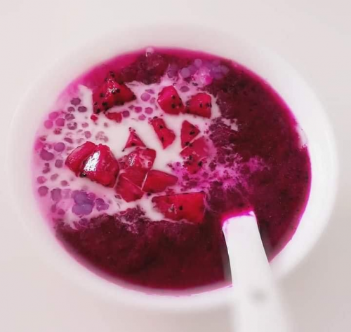 火龙果西米露 Dragonfruit Sago